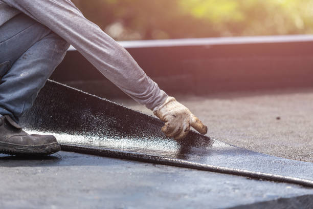 Professional Exterior Waterproofing technician working in Gambrills, MD